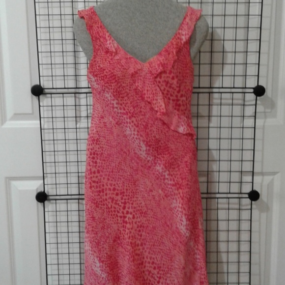 Ann Taylor Dresses & Skirts - 100% Silk, open V-neck bias cut dress. NWT